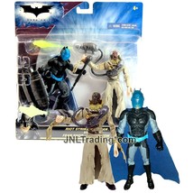 Year 2008 The Dark Knight Figure Set Riot Strike Batman Vs Fear Shot Scarecrow - £39.90 GBP