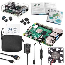 Vilros Raspberry Pi 4 Complete Starter Kit- Includes Raspberry Pi 4 Board, Fan C - £188.41 GBP