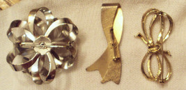 PIN LOT Mid Century Modern Ribbon Style Statement Brooch Collection VTG Art Deco - £11.83 GBP