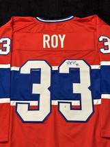 Patrick Roy Signed Montreal Canadiens Hockey Jersey COA - £194.48 GBP