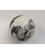 Unbranded Duckpin Candlepin Bowling Ball 4.5” Brown &amp; White Swirl 2lb 6oz - $20.29 CAD