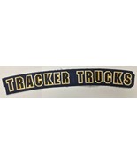 TRACKER TRUCKS  SKATEBOARD NOS VINTAGE EMBROIDERED PATCH 14.5&quot; X 2&quot; - $6.79 CAD