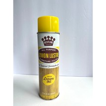 Vintage Bestline 70s LEMON LUSTRE Furniture Polish Spray 16oz Full Can - $49.49