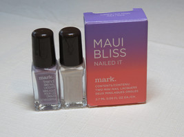 Avon Mark Maui Bliss Nailed It 2 mini nail Lacquer Cloud Hula polish man... - £8.22 GBP