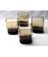 LIBBEY GLASS 3.75&quot; Double Old Fashioned Glass CARRINGTON SMOKE - Set Of ... - $26.38