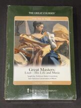 The Great Courses Great Masters His Life and Music 8 Lectures New Sealed - $19.79