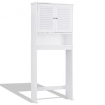 Over The Toilet Storage Cabinet with Double Doors and Adjustable Shelf - $166.45