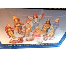 Atco Gift Collection Nativity Hand Painted Porcelan 11 Piece Set New - £13.13 GBP