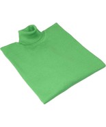 Men PRINCELY Turtle neck Sweater Turkey Soft Merino Wool 1011-80 Apple G... - $1,312.68 MXN