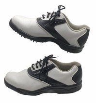Footjoy GreenJoys White Brown Tan Men&#39;s Golf Athletic Shoes Sz 8 M EUC - £21.26 GBP