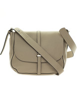Gianni Chiarini Italian Made Beige Leather Designer Crossbody Messenger Bag - $5,311.12 MXN