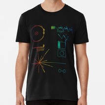 Voyager Golden Record Size S to 5XL Made in the USA T-Shirt - £17.74 GBP