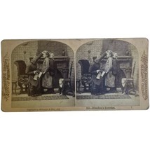 Antique Stereoscope Stereoscopic Card Melander &amp; Bro. Chicago #151 Grandma Kids - $18.86