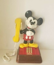 Vintage 1976 MICKEY MOUSE PHONE - Walt Disney Productions - Touch Tone W... - £70.60 GBP