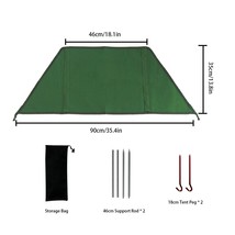 Folding Camping Windscreen Windshield Outdoor Picnic Windproof Curtain Screen St - £74.61 GBP