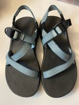 Chaco Z2 Vibram Sports Sandals Classic Hiking Camping blue  Black Womens Size 10 - £31.28 GBP