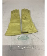 Viola Weinberger Green Women’s Long Leather Gloves - Size 7.5 - €12,67 EUR