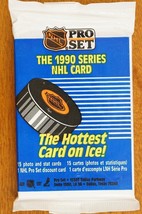 Vintage Sealed Pack NHL Hockey Cards Pro Set 1990 Series 15 Card Pack - $4.84