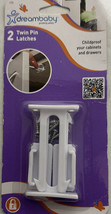 Dreambaby L112, 2 Twin Latches for Cabinets and Drawers - $8.81