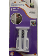 Dreambaby L112, 2 Twin Latches for Cabinets and Drawers - $165.15 MXN