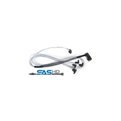 Adaptec Cable 8m Mini Serial Attached SCSI HD SFF-8643/SFF-8448 Brown Box - £57.84 GBP