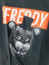 Black Five Nights at Freddy&#39;s T-Shirt Size S That Reads Freddy  - £6.39 GBP