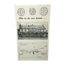 Vtg Shartlesville Hotel Restaurant PA Small All You Can Eat Menu Dutch 6... - £7.83 GBP