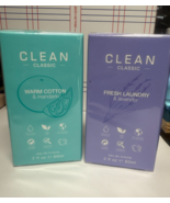 CLEAN CLASSIC FRESH LAUNDRY or WARM COTTON EAU DE TOILETTE 2 FL OZ. VEGA... - $514.39 MXN