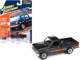 1985 Ford Ranger XL Pickup Truck Dark Charcoal Metallic w Stripes Classic Gold C - $19.40