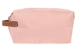 Longchamp Le Pliage Large Toiletry Case Nylon Cosmetic Pouch ~NIP~ Pinky - £74.31 GBP