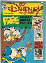 Disney Magazine #72 UK London Editions 1986 Color Comic Stories FINE - $5.94