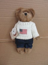 NOS Boyds Bears Edmund 9175-18 Sweater USA Flag Patriotic Bear B90 N* - £20.96 GBP