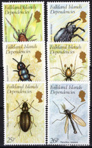 ZAYIX Falkland Islands Dependencies 1L66-1L71 MNH Insects Bugs 061223SM35M - £1.56 GBP