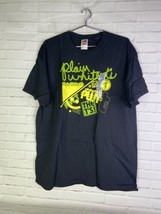 Plain White Ts Band Music Rock Logo Black Green Short Sleeve T-Shirt Mens XL - £22.15 GBP