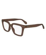 New FERRAGAMO SF-2985 207 Crystal Dark Brown Eyeglasses 52/17/145 - $1,996.75 MXN