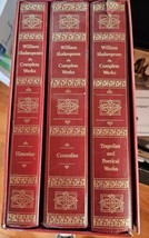 The Complete Works Of William Shakespeare, 3 Volumes, Leather, Illustrated - £40.83 GBP