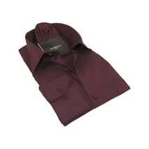Men's Shirt Hankie CASILA Turkey Cotton Blend Long Sleeves 501770-16 Burgundy image 2