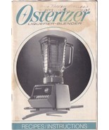 Vintage 1986 Osterizer Blender 35 Page Instruction &amp; Recipe Booklet Manual - $3.96