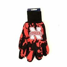 McArthur Nebraska Cornhuskers Camouflage Utility Grip Gloves - £7.66 GBP