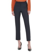Calvin Klein Womens Twill Slim Leg Pants,Size 2,Grey/Black - £70.41 GBP