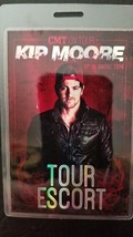KIP MOORE - UP IN SMOKE 2014 TOUR LAMINATE BACKSTAGE PASS #027 - $55.00