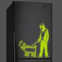 ( 28&quot; x 31&quot; ) Banksy Glowing Vinyl Wall Decal Choose Your Weapon / Glow in Dark  - £48.71 GBP