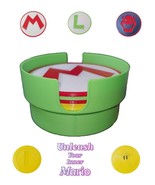 5 pc Super Mario Bros Coaster Set | Video Game Room Coasters | Warp Pipe... - $21.95 CAD