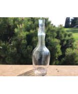 Back Bar Bottle Decanter Cut Glass Original Stopper C. 1915 Antique Old ... - $79.48