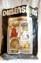  Dimensions Crewel Aesop's Fables Needlework Kit 1979 Opened Not Worked Vintage - $27.99