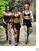 Charmed Cast Signed Autograph 8X10 Rp Photo Jungle Sexy Alyssa Milano - £15.73 GBP