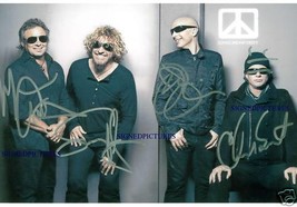 Chickenfoot Signed Autograph 8X10 Rp Photo Sammy Hagar Joe Satriani + - £14.32 GBP