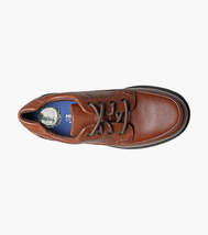 Nunn Bush Cam Moc Toe Oxford Work Shoes Cognac Tumbled 84694-222 image 5