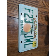 Florida State License Plate F23 JWL Duval County 2006 - £9.18 GBP