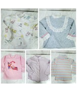 Vintage Lot of 5 Girls Size 6 Tops Delta Girl Bear Express JC Penney Hea... - $14.84
